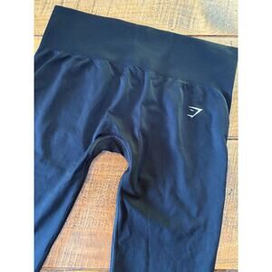 NWOT Womens‎ Black Gymshark Everyday Seamless Leggings Stretch Lightweight Large
